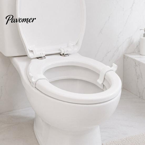 Toilet Seat Lift Handle Stabilizers, Fixing Buckle, Non Slip Lifter Clip for Wobbly Loose Seats, Bathroom Accessory Lid Lifting Aid