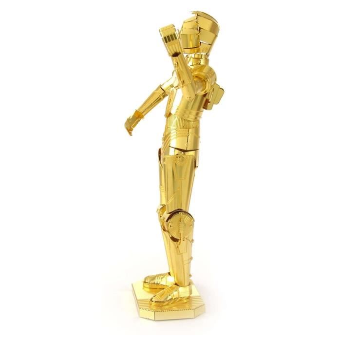 Metal earth fascinations star wars gold c-3po puzzle 3d en métal