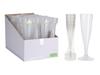 Plastic Champagne Glasses, Set of 4, 130 Ml