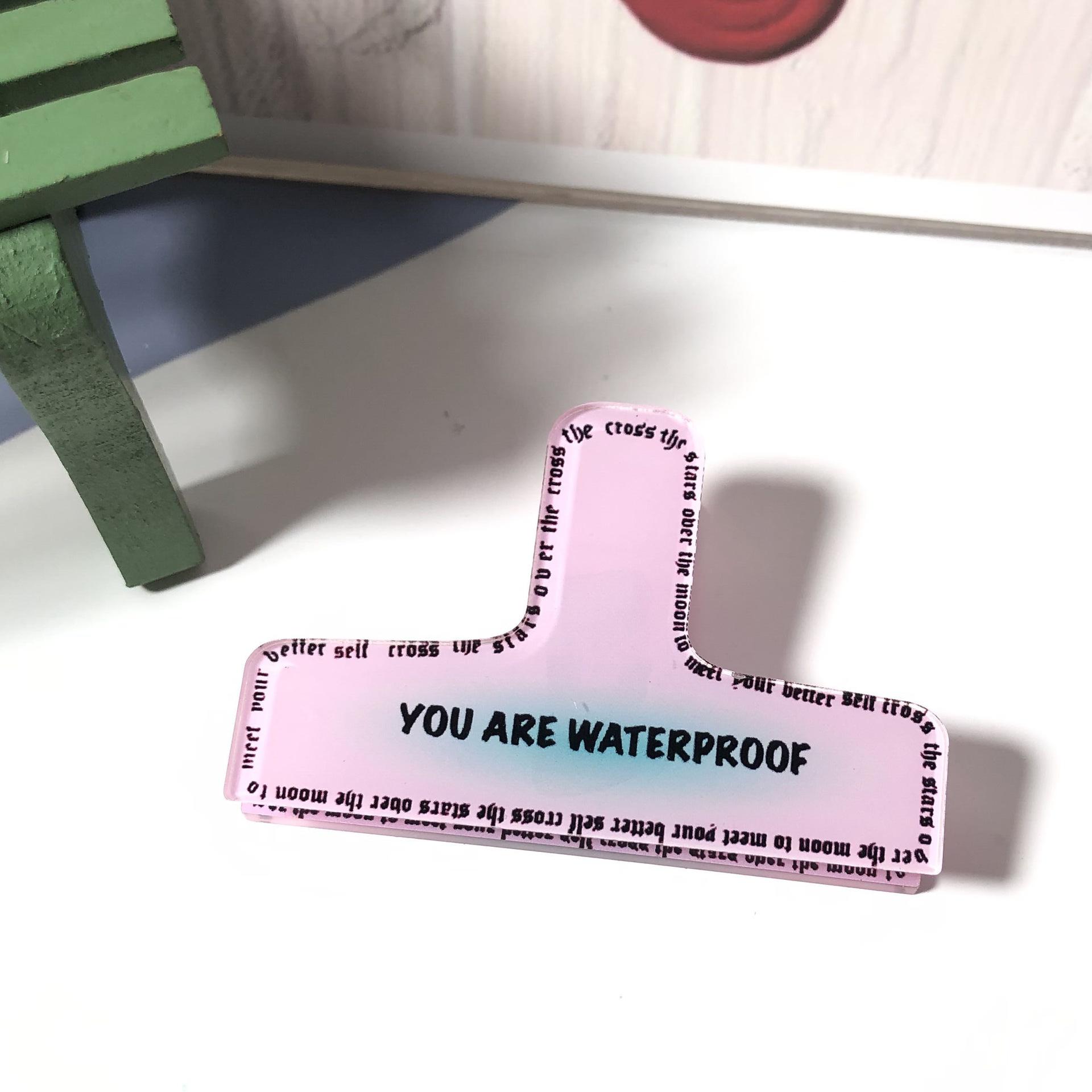 

Креативные кавайные зажимы для альбомов в американском стиле Y2K, Нелипкий зажим для блокнота со звездой и бабочкой, милый зажим для закусок с печатью для студентов