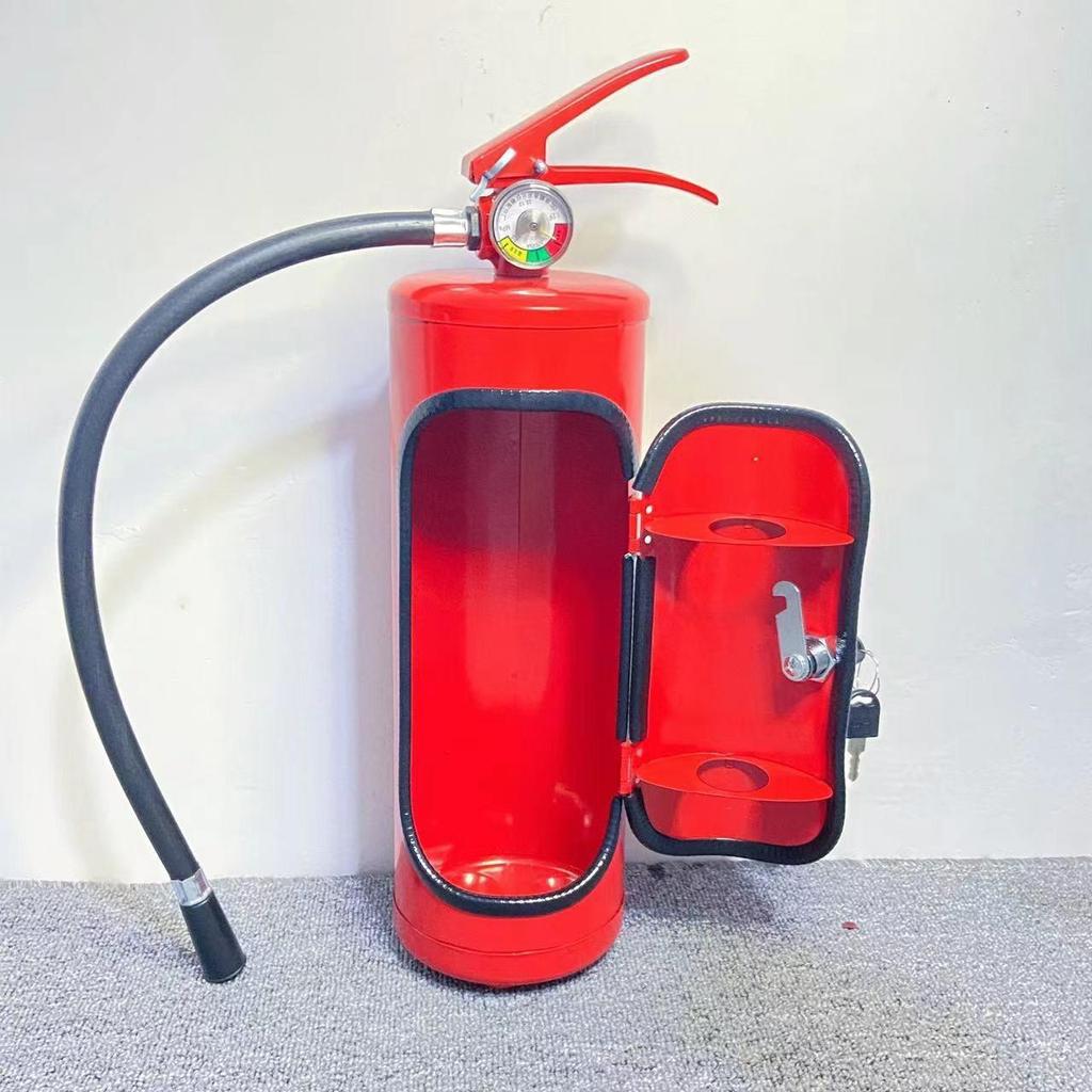 Fire Extinguisher Mini Bar: Creative Wine Storage Gift for Men