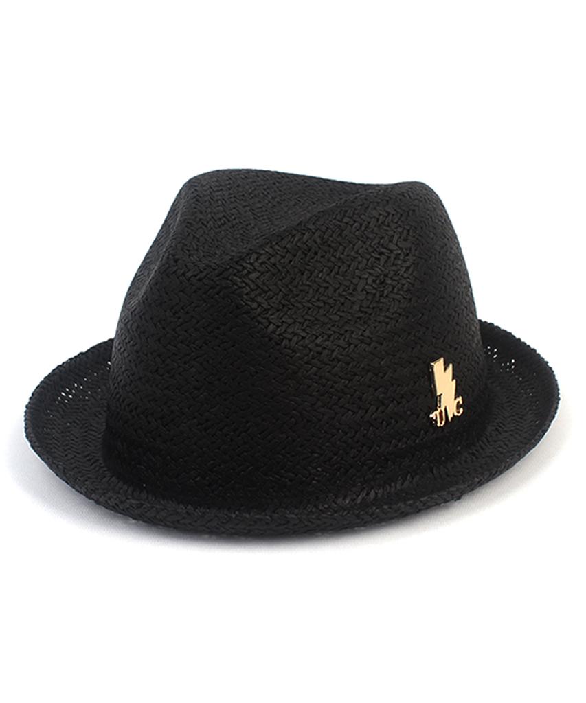 Yunibeosyeolkemiseuteuli Punk Simple Black Summer Fedora