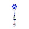 Decorative Paw Shaped Wind Chime Window Hanging Sun Catcher Rainbow Maker for Home Garden Indoor Outdoor Ornament
