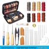 Hand-Stitched Leather Goods DIY Sewing Kit: 33-Piece Set for Making Leather Items