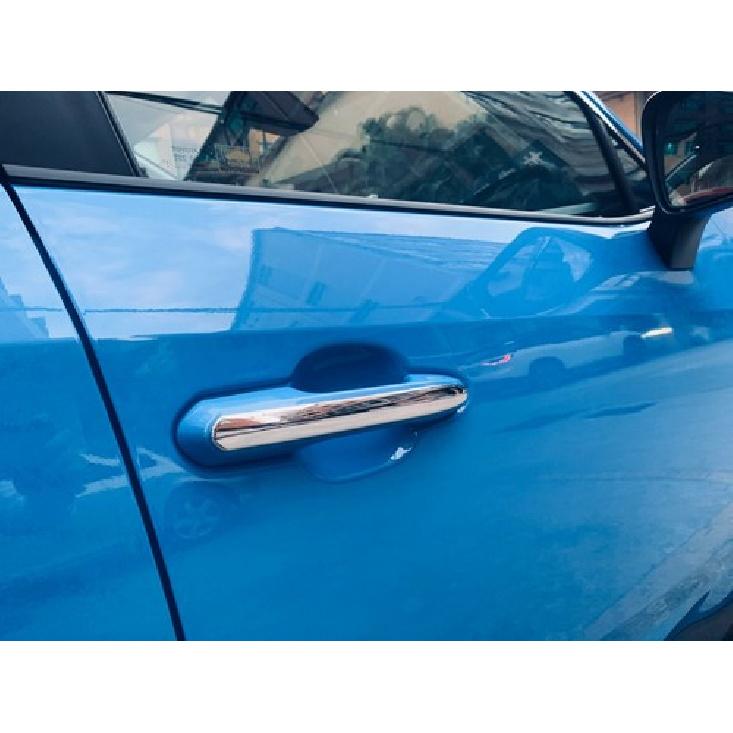 Exterior Chrome Door Handles Stripe Cover Trim for - Toyota RAV4 4PCS