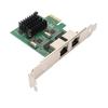 PCIe X1 Network Card RTL8111G Dual Port Gigabit Ethernet PC Network Adapter Card for Windows XP 7 SP1 8 8.1 for LINUX
