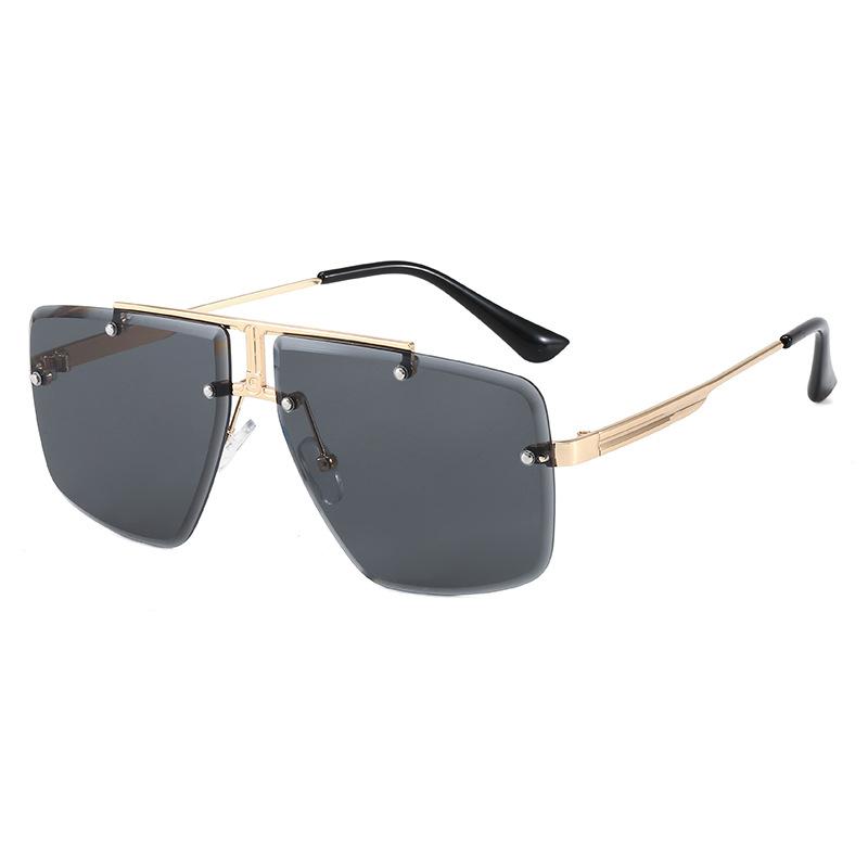 Vintage Vintage Style For Men Sun Glasses Rimless Cut Edge UV Ray Blocking For Women Sun Glasses Driving Hiking For Ladies' Sun Glasses