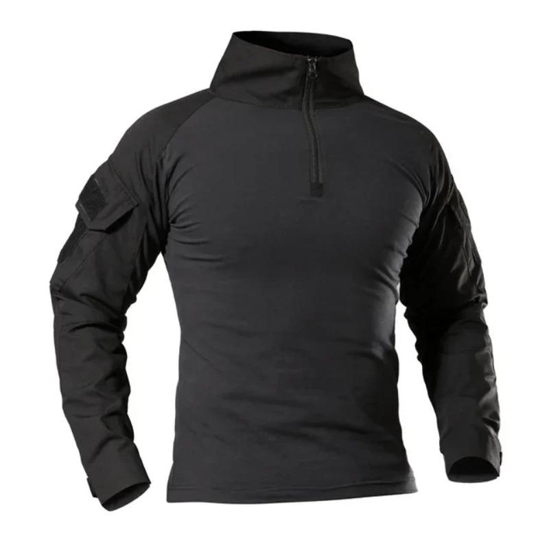 Outdoor Tactical Hiking T Shirts Men Long Sleeve Hunting Climbing Shirt Sport Clothes