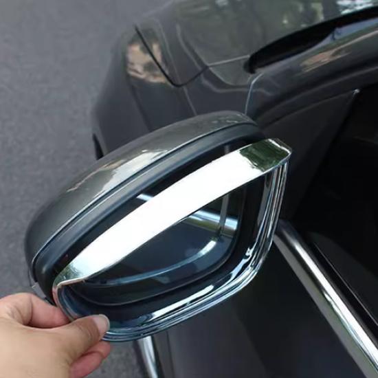 For Toyota Crown Signia 2025 2026 Chrome Rearview Mirror Rain Eyebrow Cover