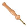 Knitting Embroidery Pen Punch Needle Threader Set DIY Wooden Handle Weaving Sewing Felting Craft Needle Threader Set