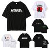 Naděje na pódiu Street Kpop Fan Top Pánské Dámské Tričko J-HOPE LA Světové turné Šťastný JIN Grafický potisk O-výstřih Letní Ležérní Tričko