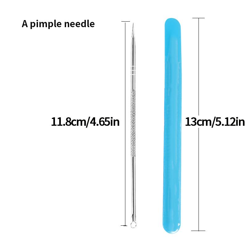 Xiaomi Acne Needle Blackhead Cell Clip Suit Double-Headed Acne Needle Acne Acne Removal Needle Tweezers Precision Acne Clip Acne Tool