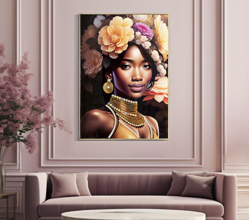 Painting With Frame Zena -A- 72X4.5X102 Cm