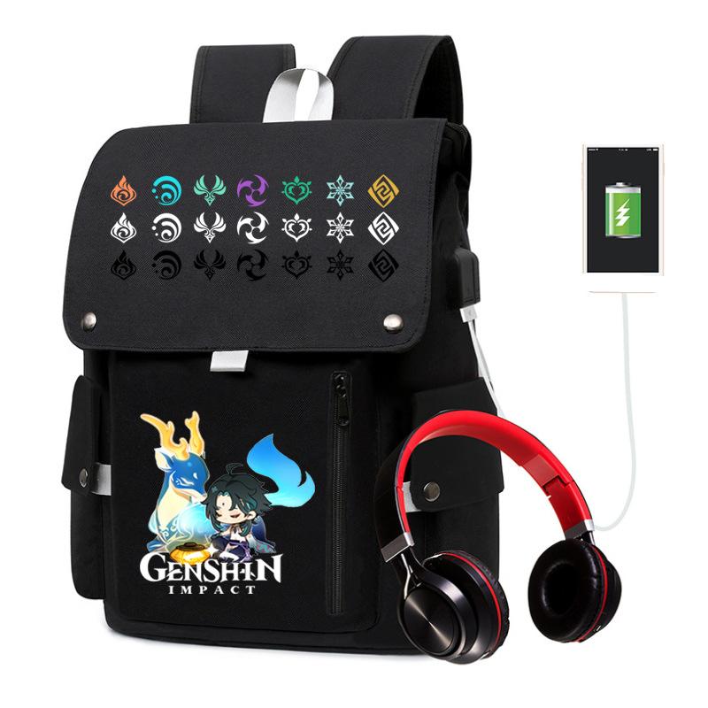 Elementary school students in grades 1-6 waterproof large-capacity schoolbag adolescent Yuanshen backpack