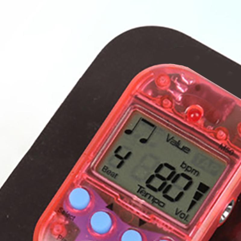 Elektronický metronom Mini Professional 2 kanálový sluchátkový výstup pro kytaru a klavír housle M50