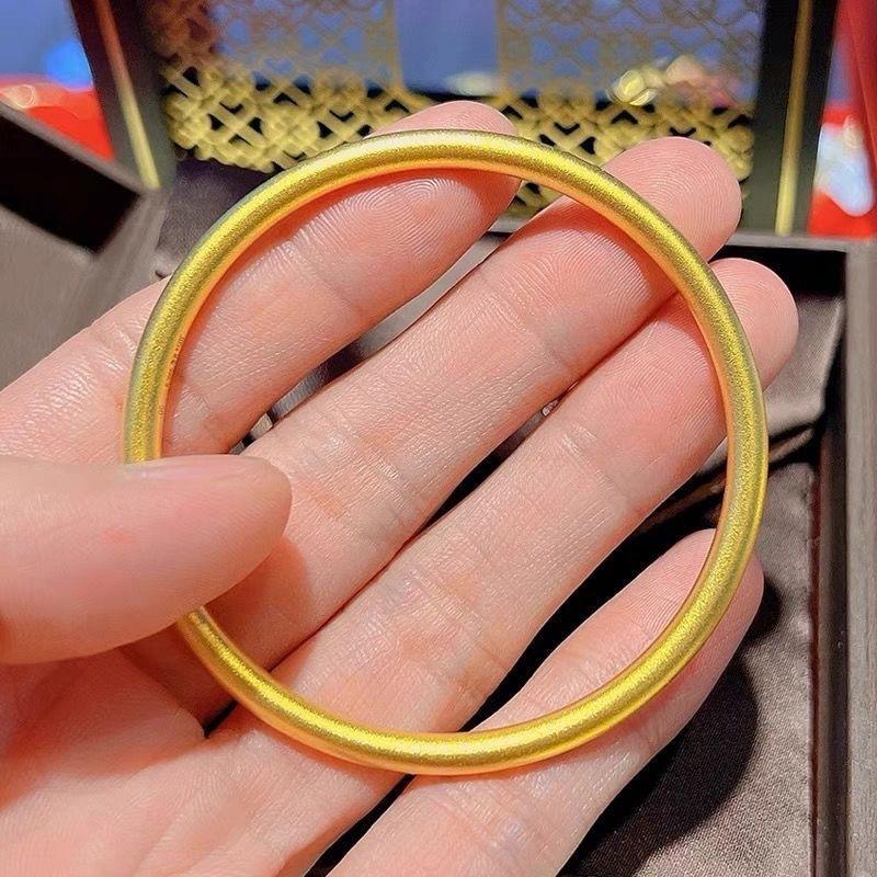 

Guochao Su Circle Ancient Law Inheritance Bracelet Douyin Solid Bracelet Simple Bracelet Female