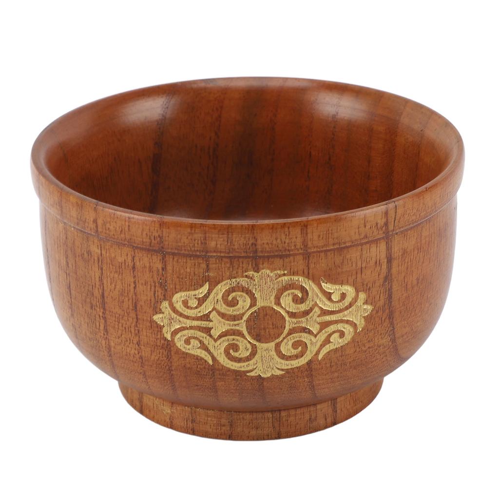 Bol lemn Jujuba acru   Anti-opărire   Bol de orez pentru mâncare ceai cu lapte supă