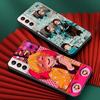 Shell For Samsung Galaxy S21 S20 S10 S9 S8 Plus Ultra 5g S10lite S10e S7edge S20 S21 Fe Cover Case Demon Slayer Kimetsu Anime