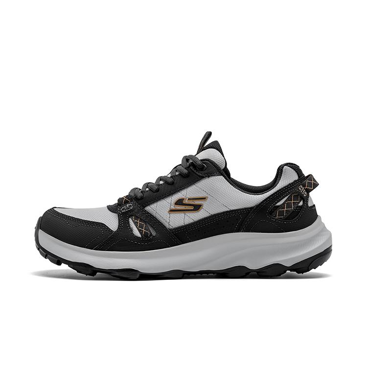 Skechers Outdoor Men White Black Low Top Hiking Shoes Non Slip Wear Resistant Warm Comfortable 237787-WCC 39.5