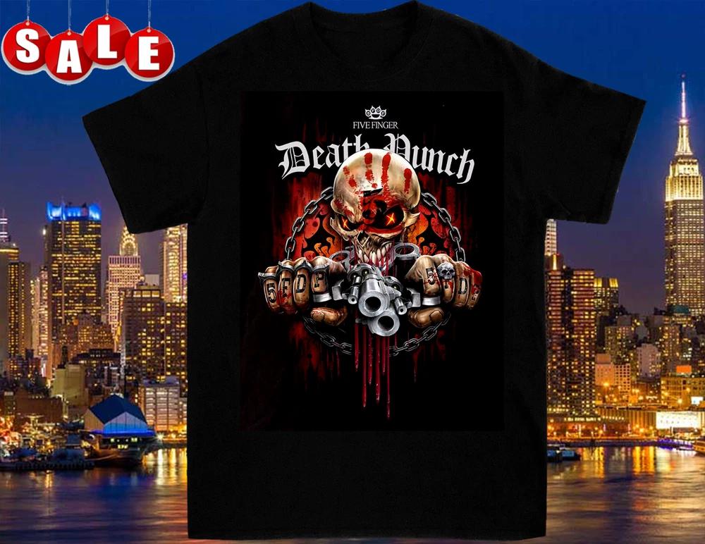 Rare Five Finger Death Punch Band Gift For Fan S-4XL T-shirt UR891 S