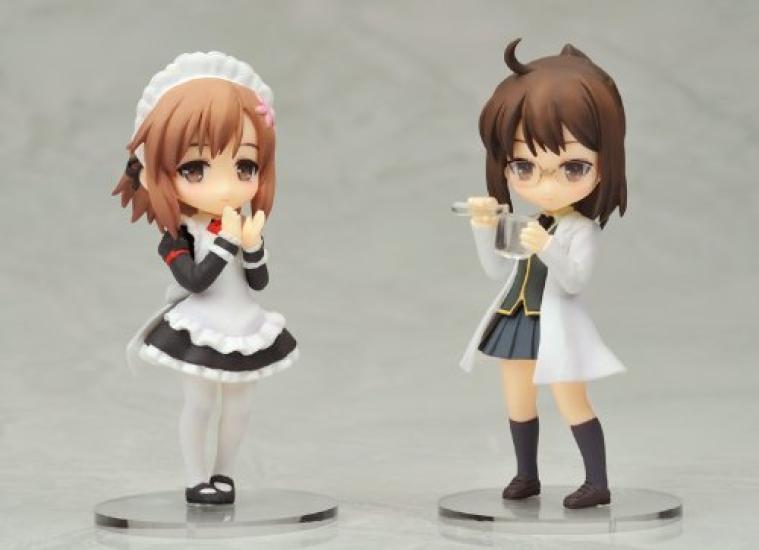 Haganai Twin Shiguma Rika Kusunoki Yukimura PVC Pack & (non-scale pre-painted figure)