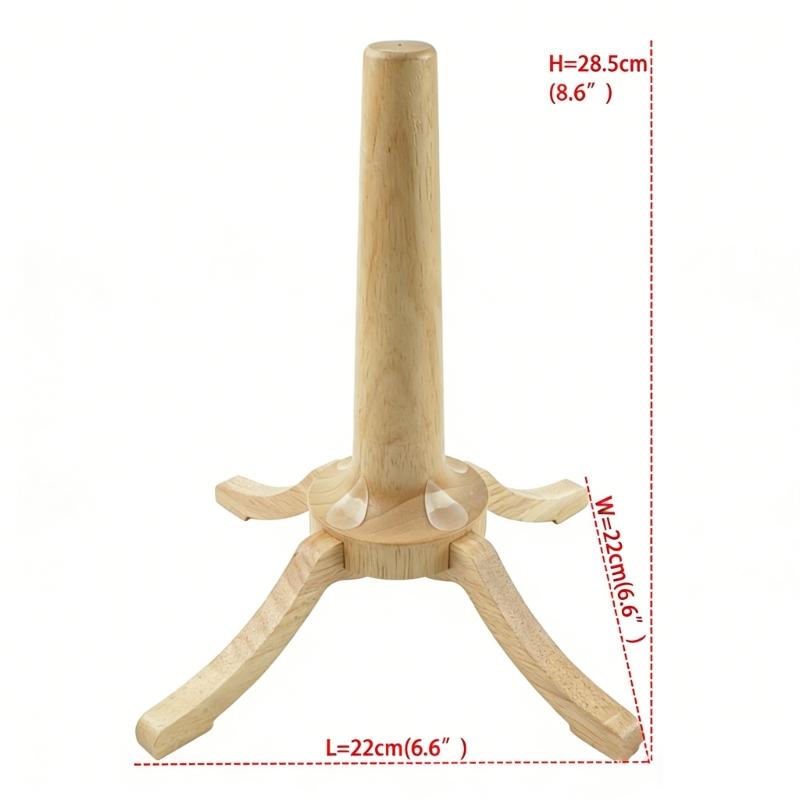 Supporto per Saxofono Soprano Compatto in Legno Leggero Stand Espositore per Prove, Esibizioni e Uso Domestico