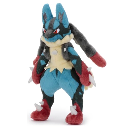 TAKARATOMY ARTS Pocket Monster Pokemon I chose you Pokemon Get Plush Toy Mega Lucario Plush Toy Height Approx 28cm