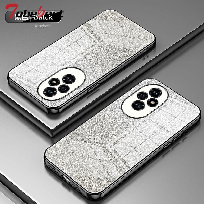 

Градиентный чехол с блестками для Huawei Honor 300 200 100 90 Lite 80 70 60 50 Pro Fundas Bling Мягкий силиконовый чехол Honor 50 Pro чёрный