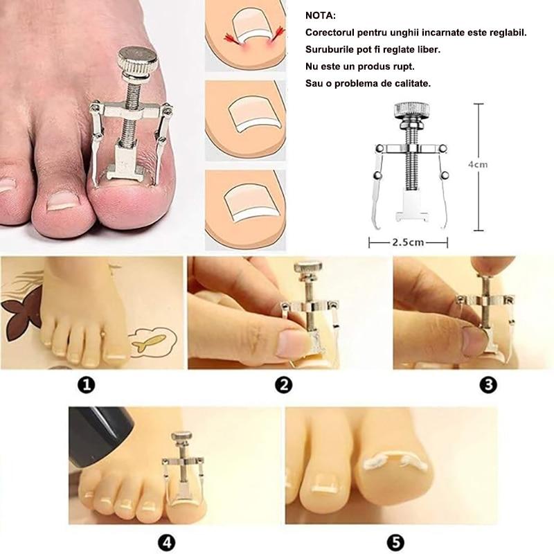 Stainless Steel Pedicure Kit 12 Pieces Professional Manicure Set Silver Portable Nail Care Tools