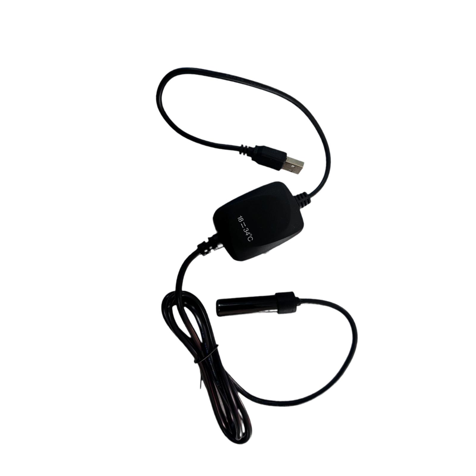 USB Mini Aquarium Heater,Turtle Tank Heater, Adjustable Temperature,Small Fish Tank Heater