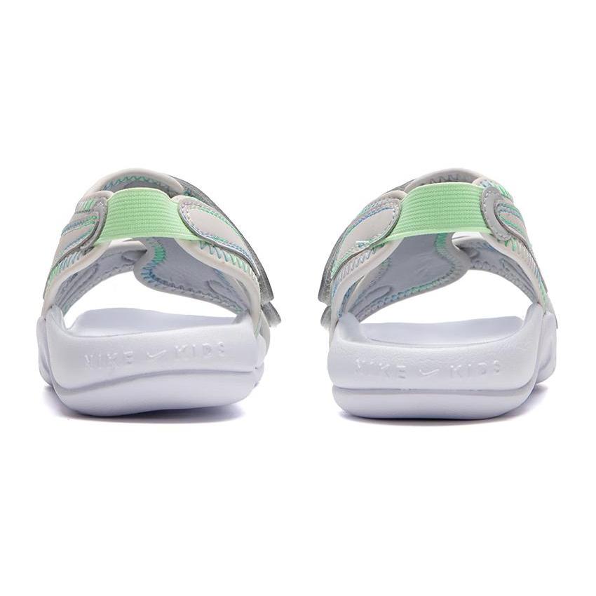 New Nike Sunray Adjust 6 Slip-Resistant Cushioning Breathable Children's Sandals Green Gray White Kids' FN4873-001