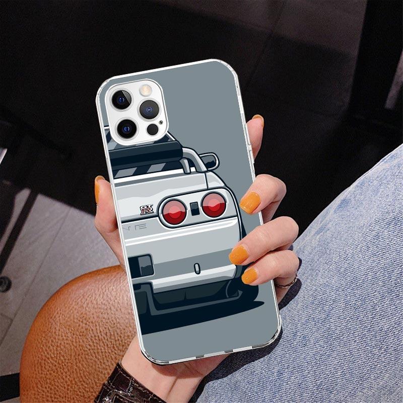 Japan JDM Sports Cars Comic Phnoe Case for Iphone 17 Air 16 11 12 13 Mini 14 Plus 15 Pro Max 7 8E SE 2020 16ProMax Phone Cover C