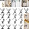 5 Pcs European Style Diamond Shape Crystal Glass Dresser Cabinet Knobs Door Handle Pulls Handles Drawer Knobs