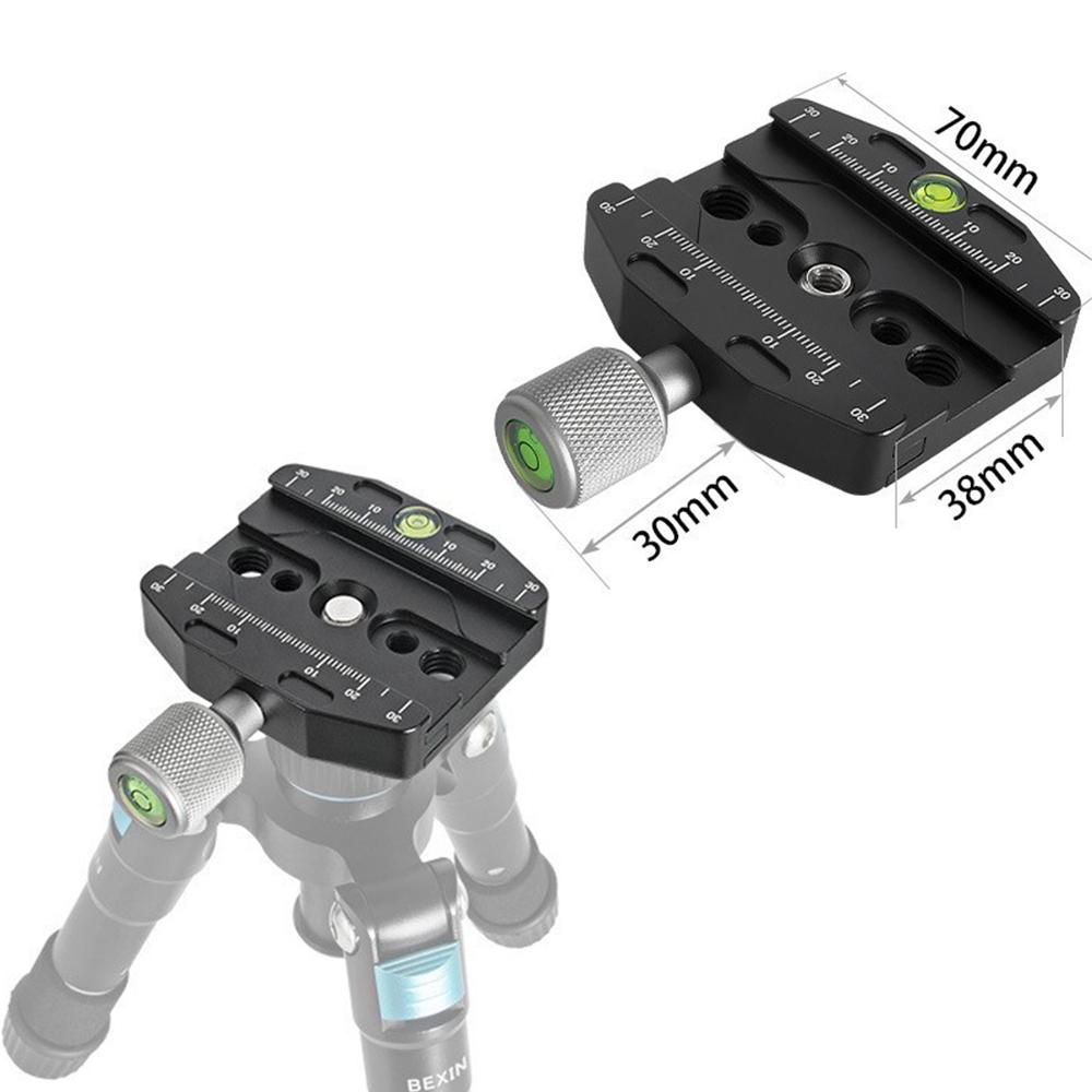 70mm Quick Release Clamp for Tripod Ballhead Universal Quick-Change Seat
