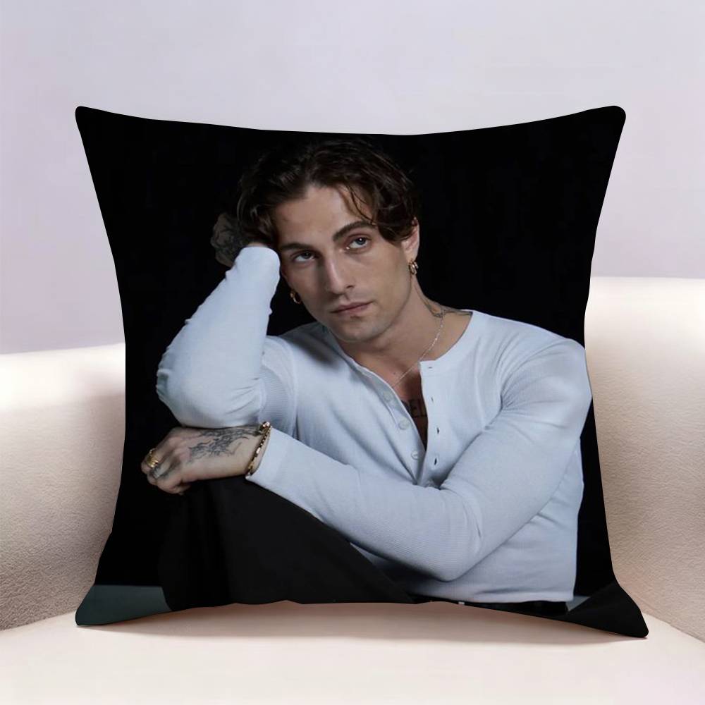 MManeskin DDamiano David Doublesided print Pillow Case Pattern Printed Pillowcase For Living Room Sofa Cushion Cover