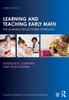 The Learning and Teaching Early Math : The Learning Trajectories Approach Book