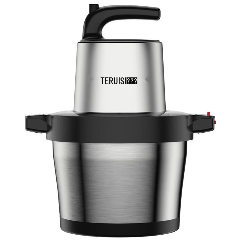 TERUISI Commercial Electric Stainless Steel Meat Grinder & Food Processor 304 Stainless Steel Cup