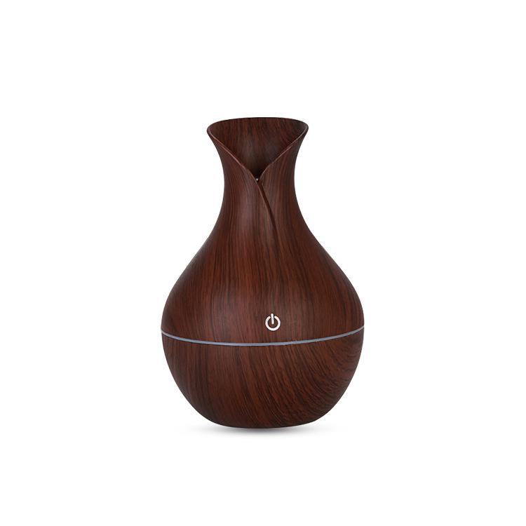 Creative USB Fog & Wood Grain Aromatherapy Humidifier with Custom Logo Option