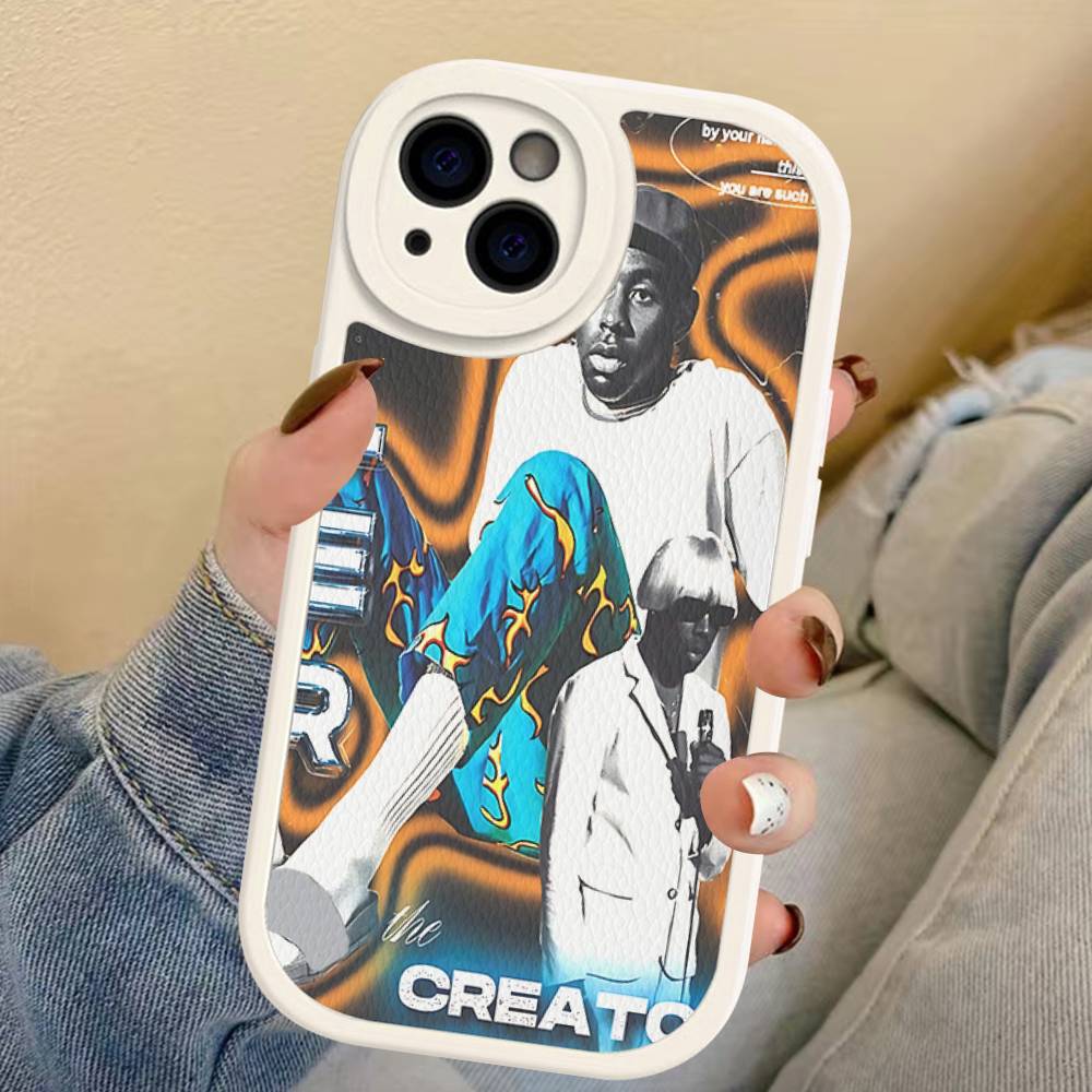 T-Tylers The Creator Rapper For IPhone 16 15 14 13 12 11 Pro Max Plus Leather Phone Cover