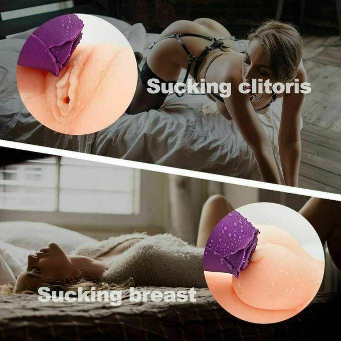 Vibrator USB Trandafir Vagin Clitoris Sucker