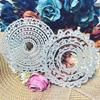 2pcs/set Round Lace Frame Background Metal Cutting Dies Scrapbooking Making Cards Decorative Embossing Crafts