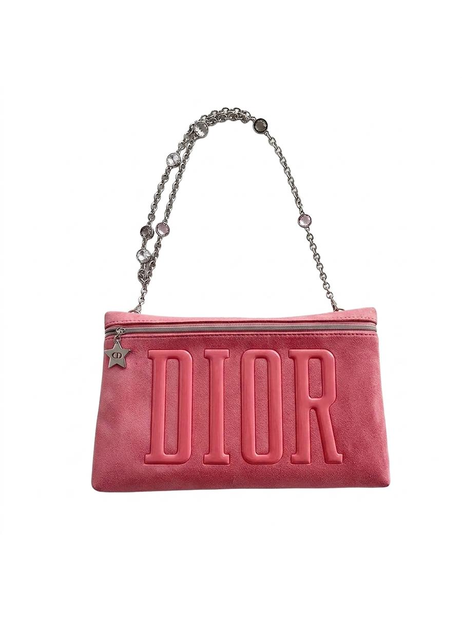 DIOR Pink Makeup Pouch with Free