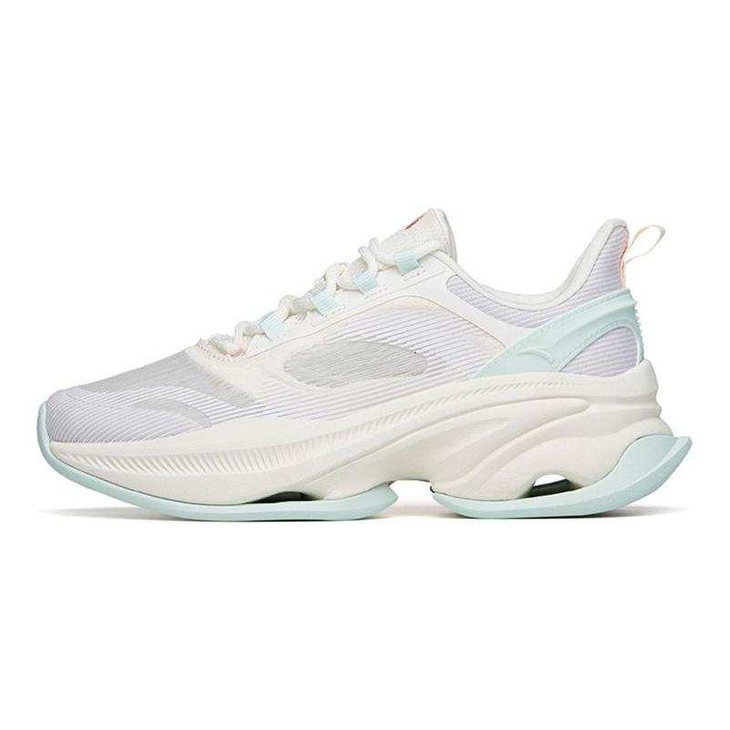 Anta Variety Training Collection Slip Resistant Cushioning Abrasion Resistant Low Top Training Shoes Women's White Blue 122227756-2