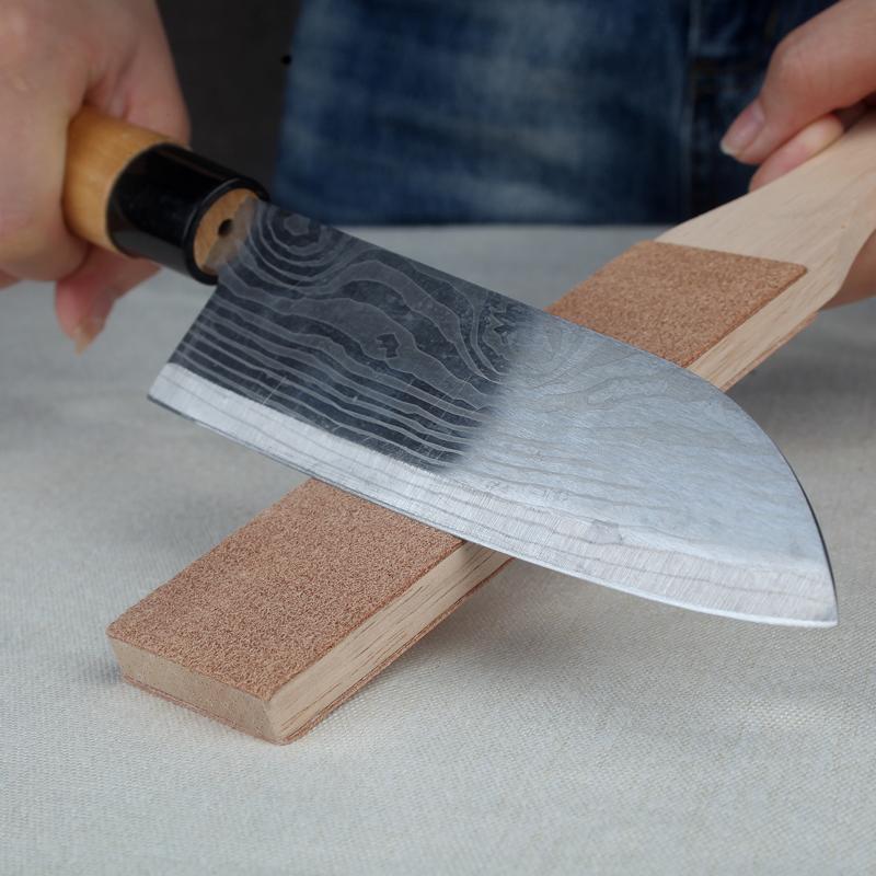 250mm Leather Polishing Board Knives Double-sided Knife Sharpener for Handmade DIY and Leather Carving Tools