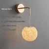 Luxury Crystal Pendant Light: Elegant Wrought Iron Hallway & Entrance Wall Lamp