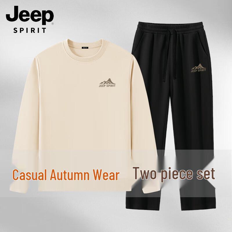 Мужской комплект: свитшот с круглым вырезом и брюки JEEP SPIRIT