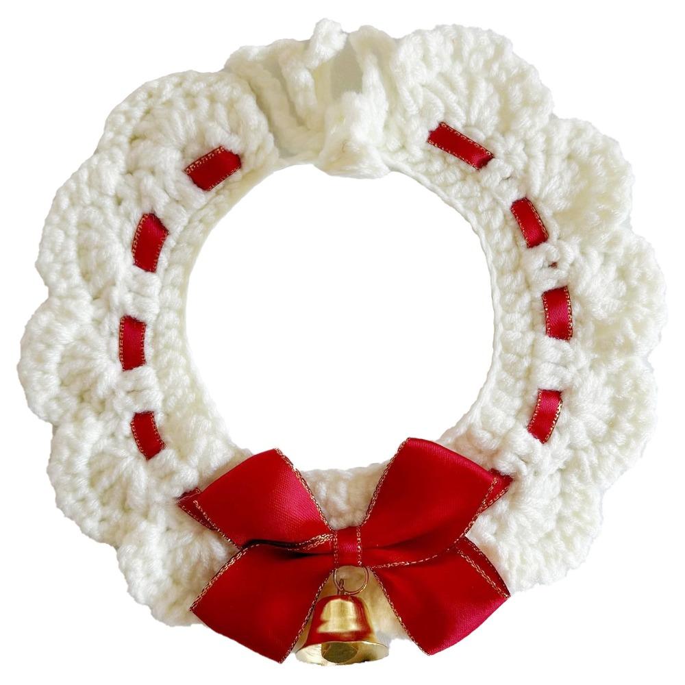 Weihnachtsstimmung, Ritual, Schal, Schal, Katze und Hund Wolle, gewebter Schal, beliebtes Weihnachts-Haustierhalsband