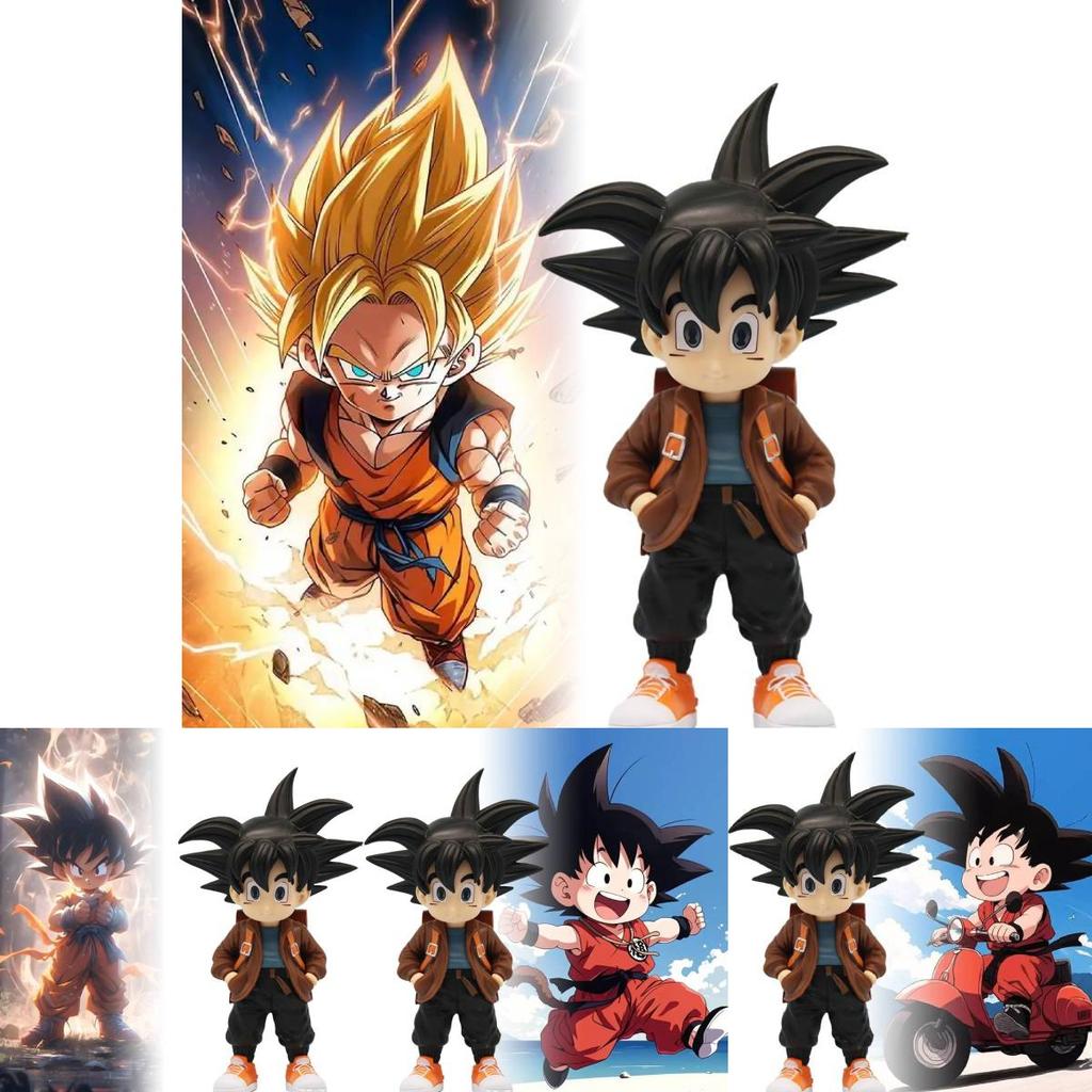 High Quality Pvc Dragon Ball Z Goku Figurine 15.5cm Cute Anime Display Model