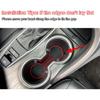 Cup Holder Coaster For Wrangler JL JLU 2018-2024 2025 Wrangler Accessories Gladiator JT -2025 Silicone Cup Erts Interior Mats Pad (Red Trim, 4-Pcs