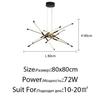 Modern Minimalist Living Room Pendant Lamp Creative Restaurant Bar Chandelier Luxury Bedroom Study Lights Combination Luminaire